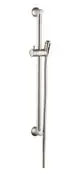 Hansgrohe-HG-Brausenstange-UnicaClassic-650mm-brushed-nickel-mit-Sensoflex-1600mm-27617820 gallery number 1
